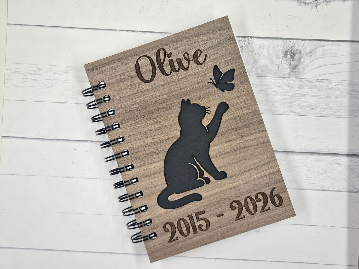 Personalized Cat Memorial Journal