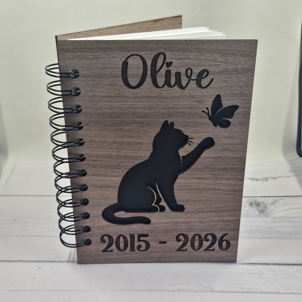 Personalized Cat Memorial Journal