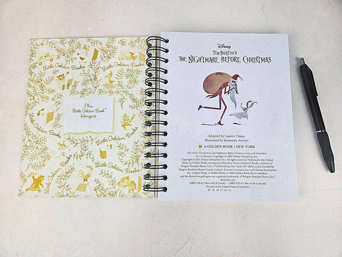 Halloween Disney Autograph Book - Nightmare Before Christmas