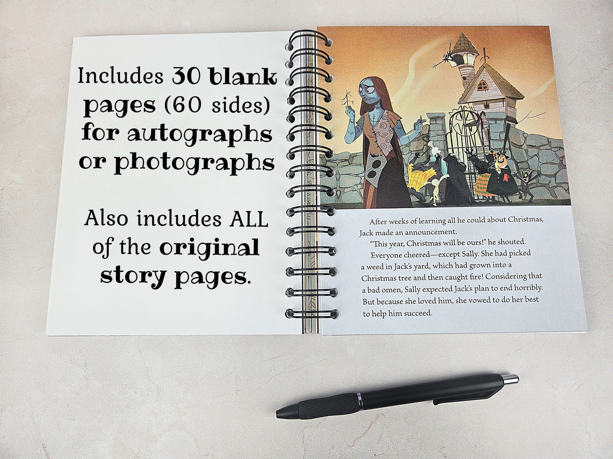 Halloween Disney Autograph Book - Nightmare Before Christmas