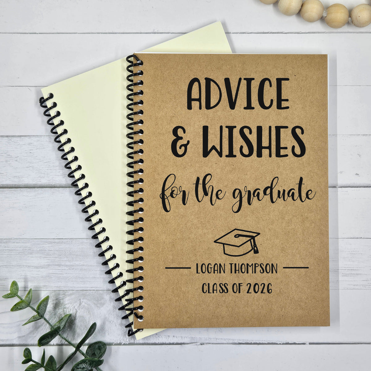 Personalized Advice and Wishes Graduation Party Guestbook - Soft Cover