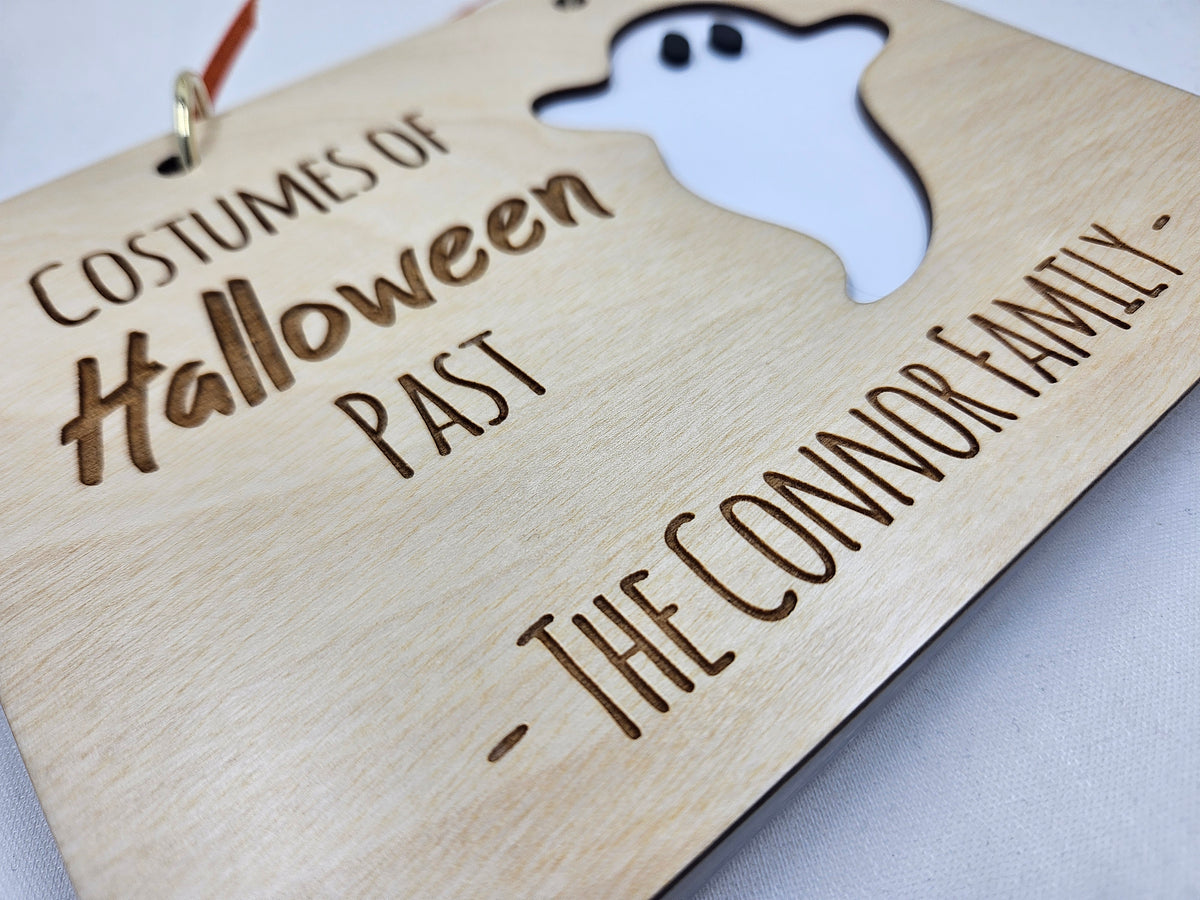 Personalized Halloween Photo Album - Costumes of Halloween Past