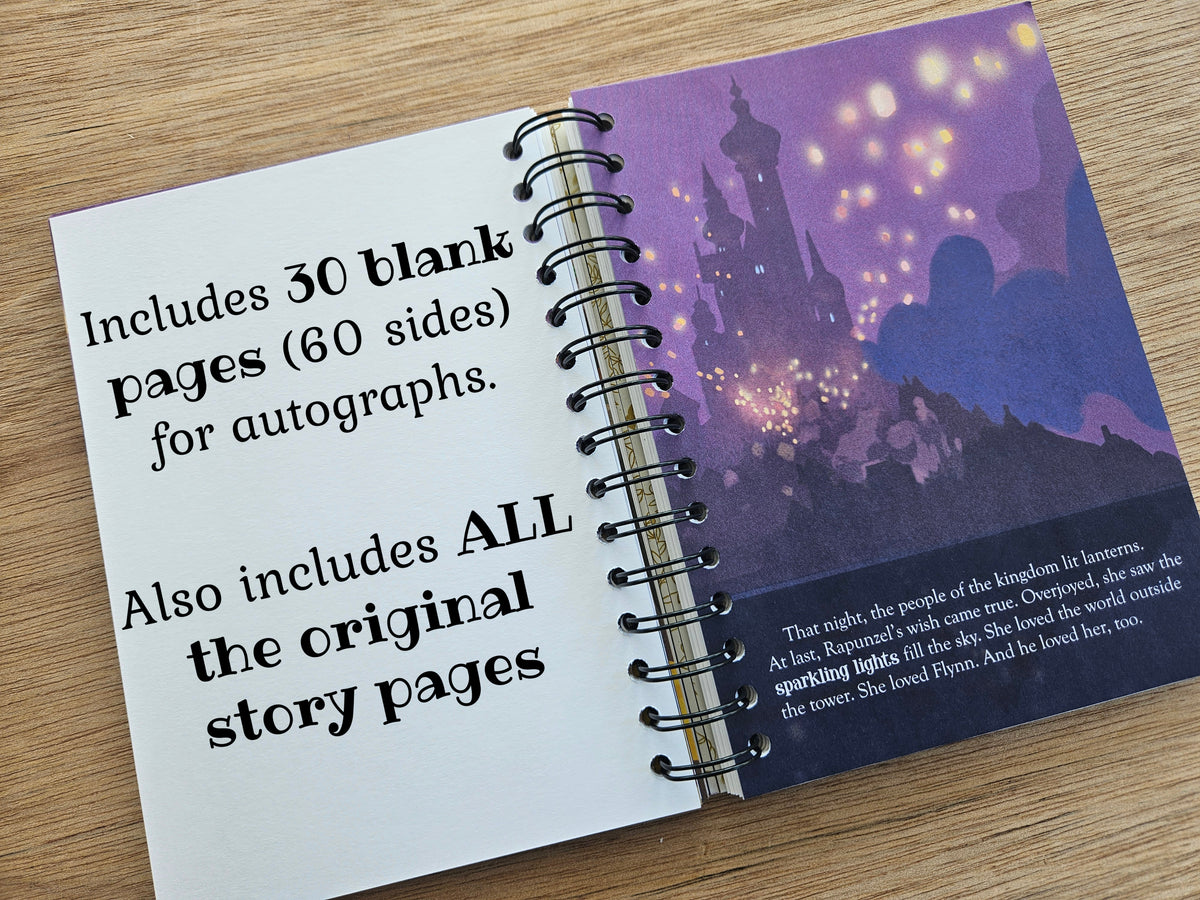 Rapunzel Disney Autograph Book - Tangled