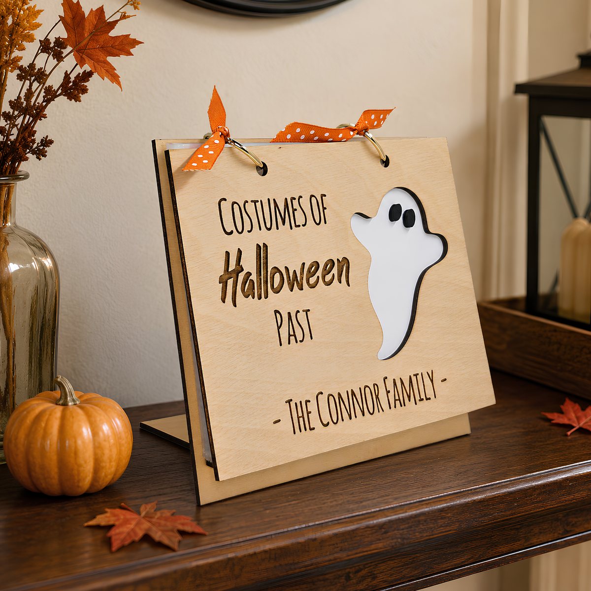 Personalized Halloween Photo Album - Costumes of Halloween Past