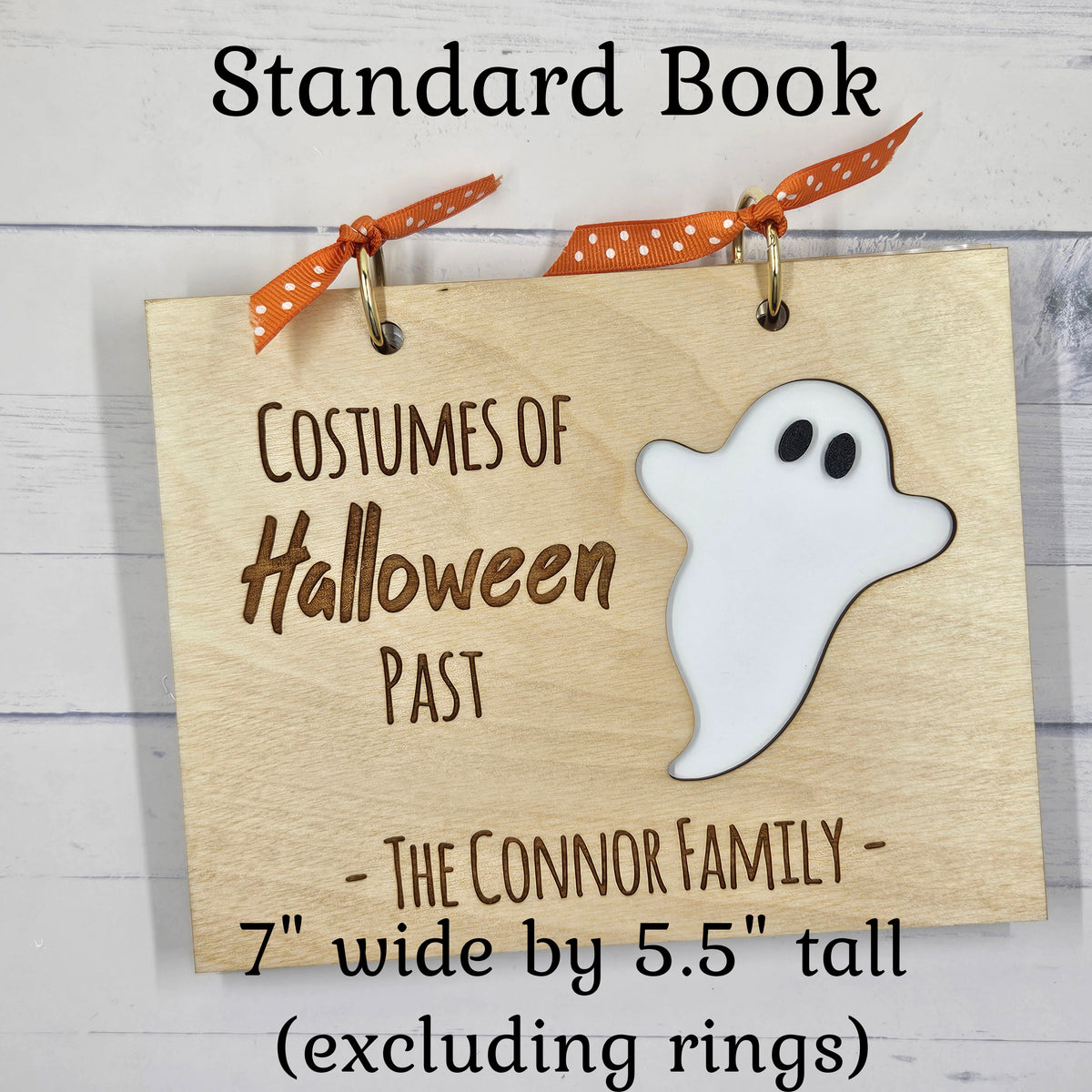 Personalized Halloween Photo Album - Costumes of Halloween Past