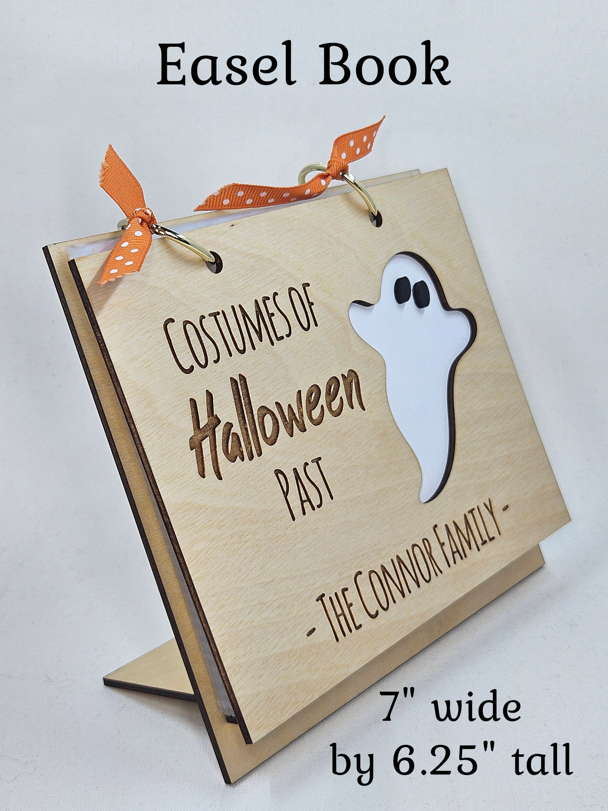 Personalized Halloween Photo Album - Costumes of Halloween Past