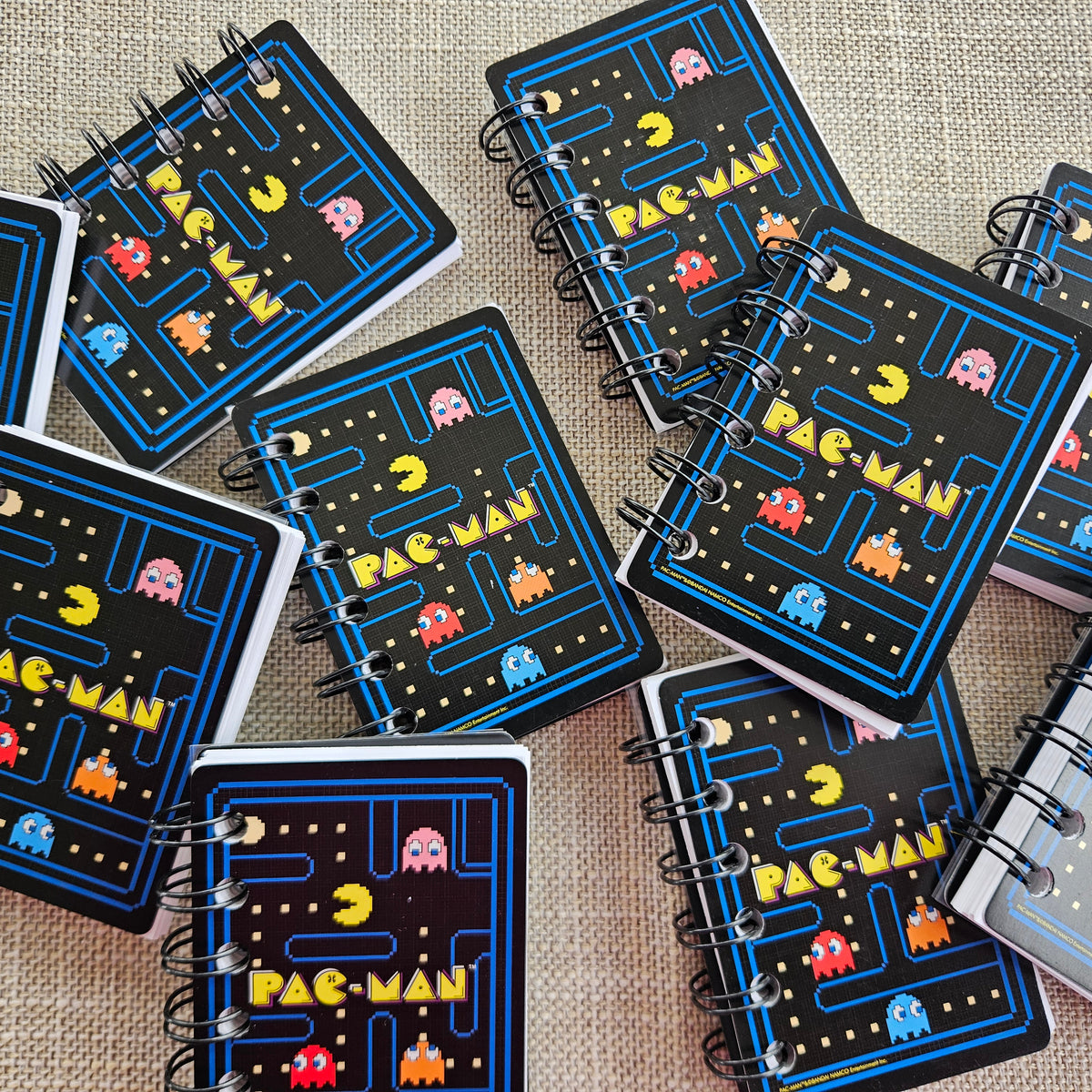 Set of 5 Pacman Mini Notebooks