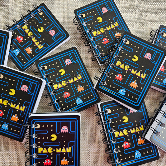 Set of 5 Pacman Mini Notebooks