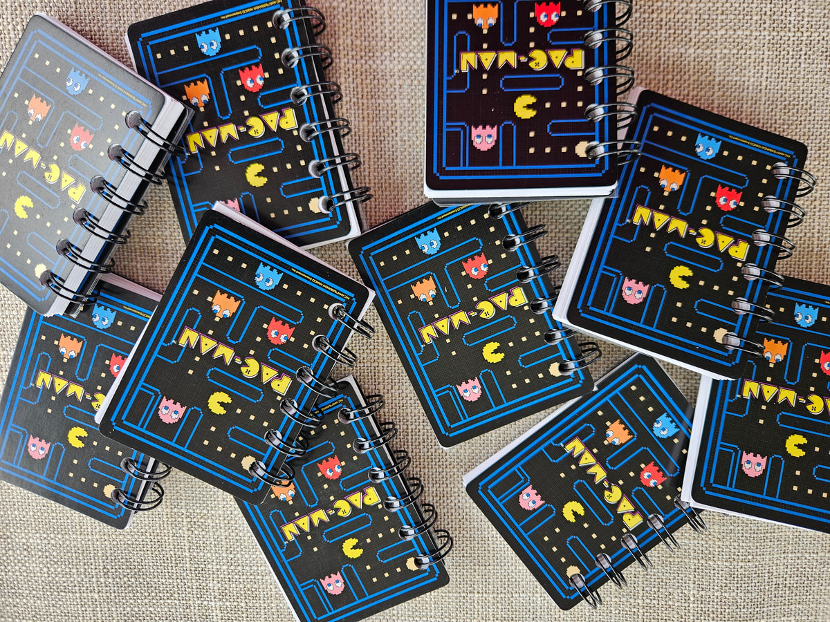 Set of 5 Pacman Mini Notebooks
