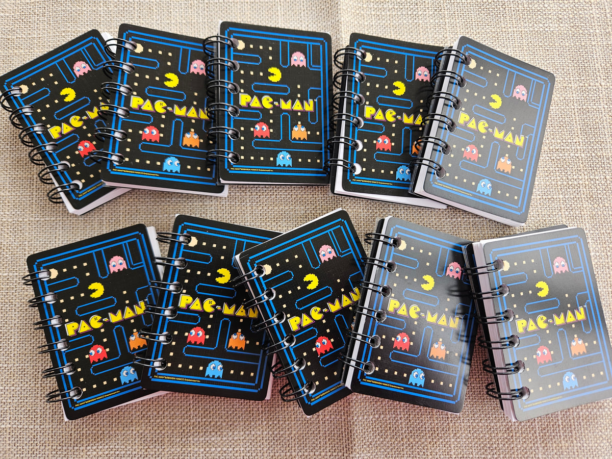 Set of 5 Pacman Mini Notebooks