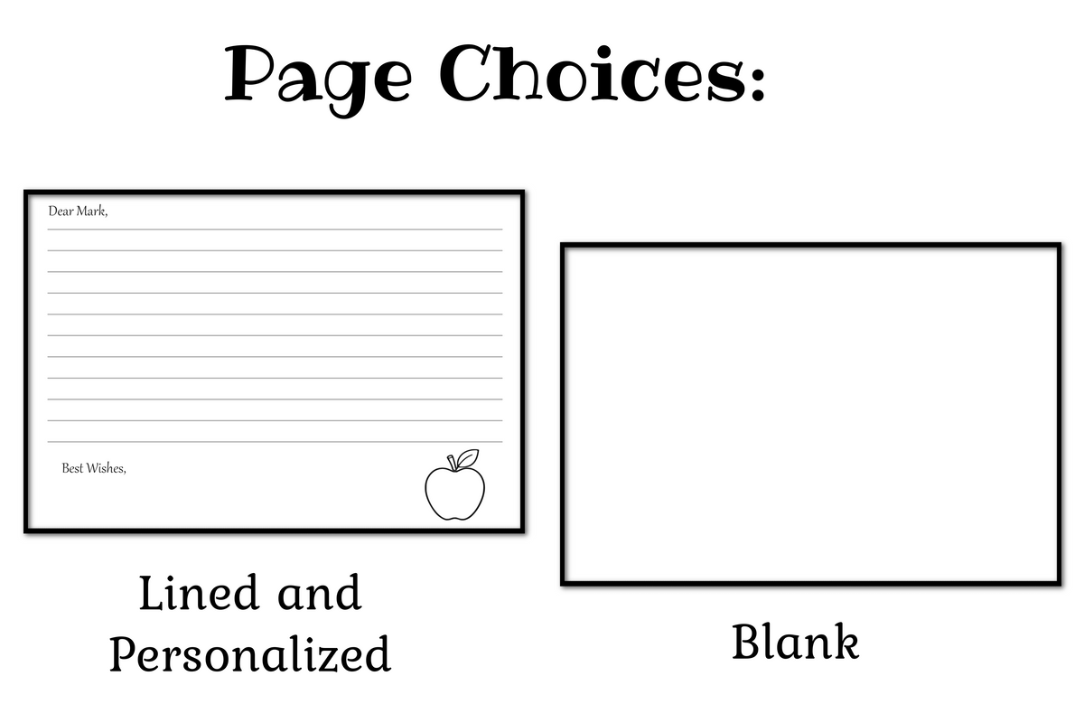 Personalized Retirement Guest Book for Teacher or Principal